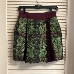 Marissa Webb purple and green skirt size 4